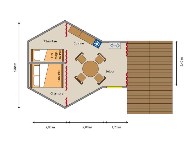 Camping Le Nid Du Parc 빌라-레-동브 외부 사진